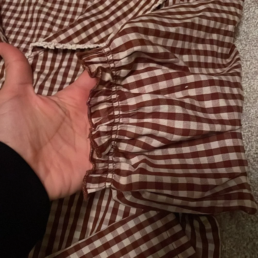 Rylee + Cru Brick Gingham Pajamas - Picture 10 of 12